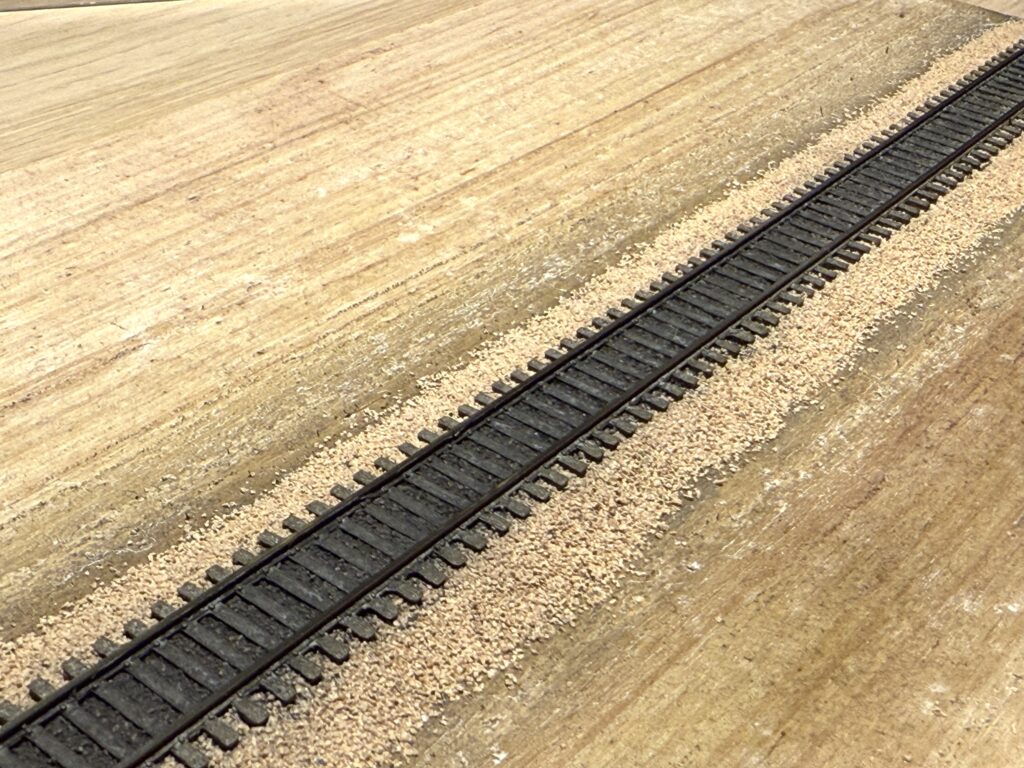 Ballast and track weathering complete