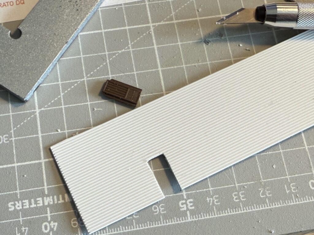 Door opening cut
