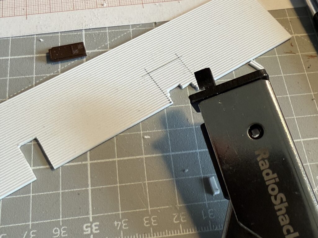 Nibbler tool used for the door opening