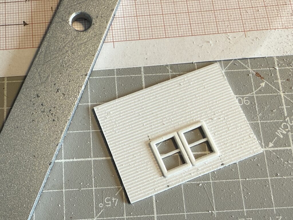 Test-fitting the windows
