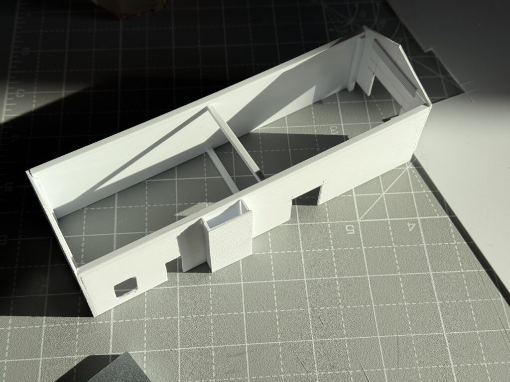 Scratchbuilding a structure requires some internal reinforcements