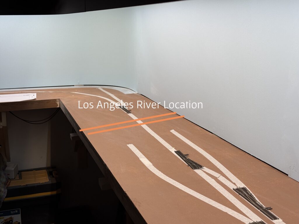 Installing a bridge over the Los Angeles River