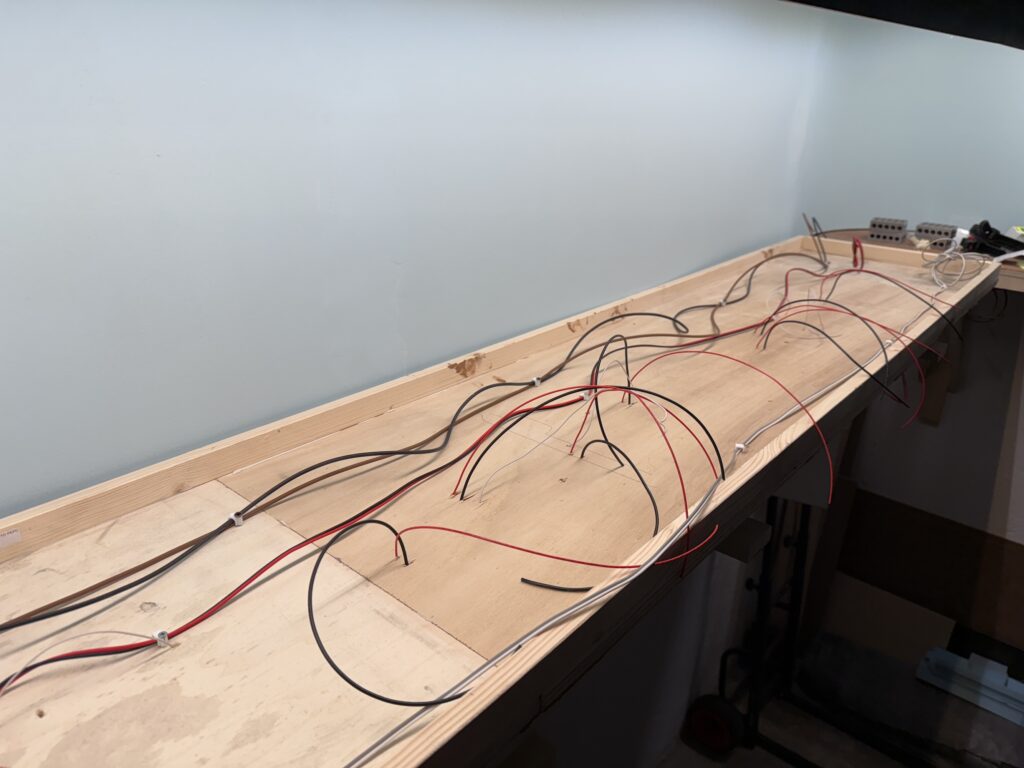 Wiring and Laying Tracks