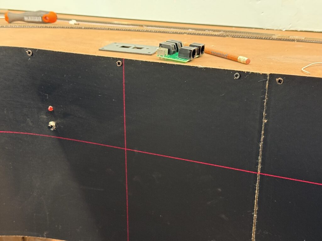 Laser level measurement for the NCE UTP Panels