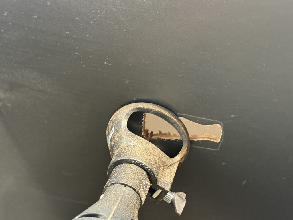 I used a Dremel to cut the opening.