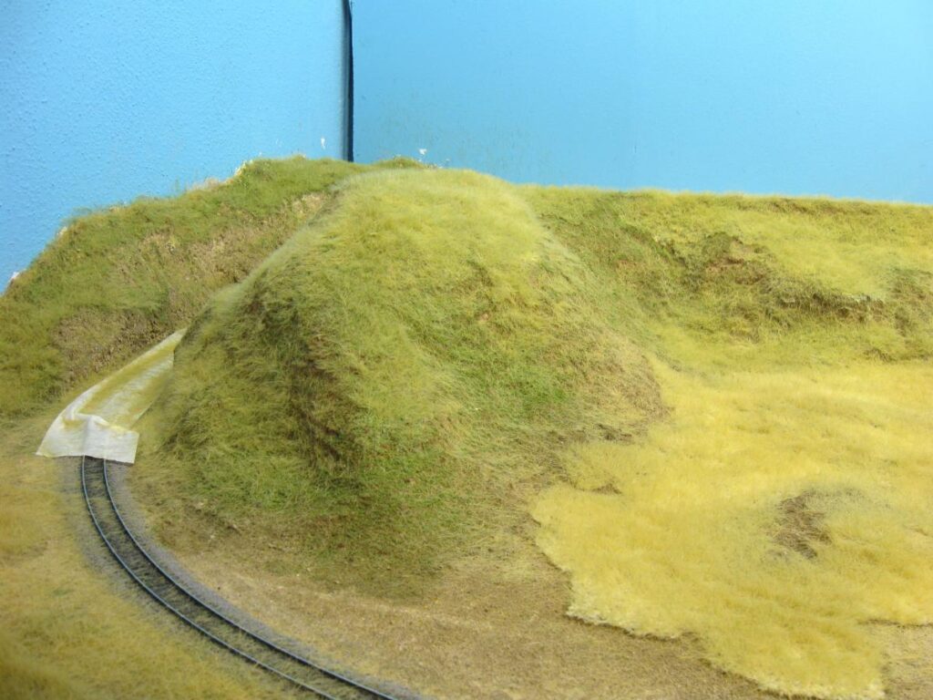 More green and gold static grass