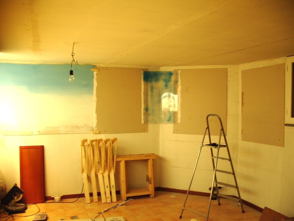 Preparing the layout room