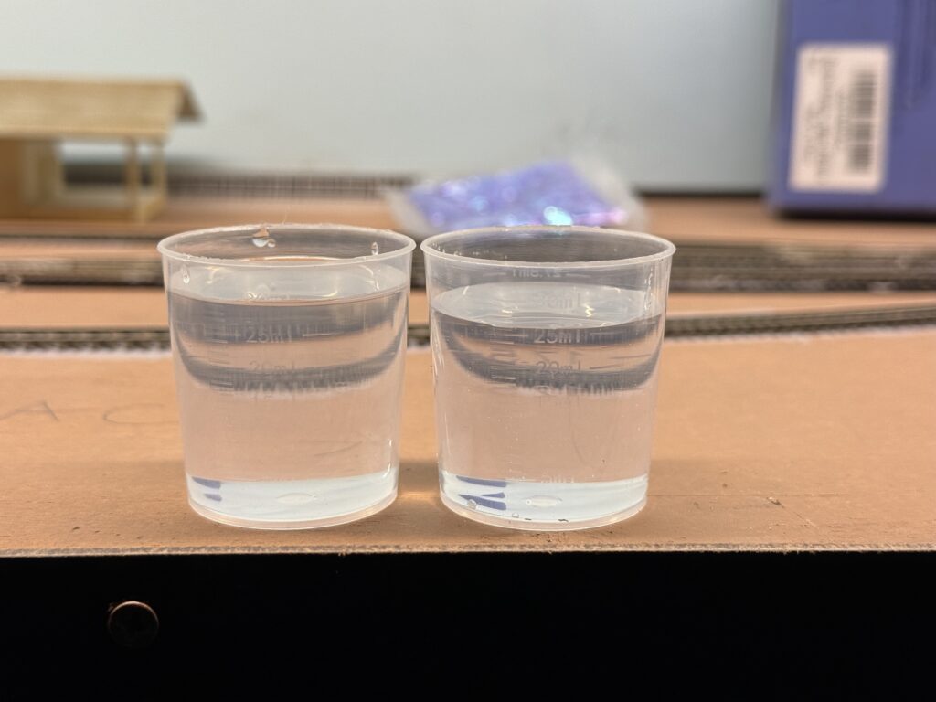 2-part epoxy resin cups