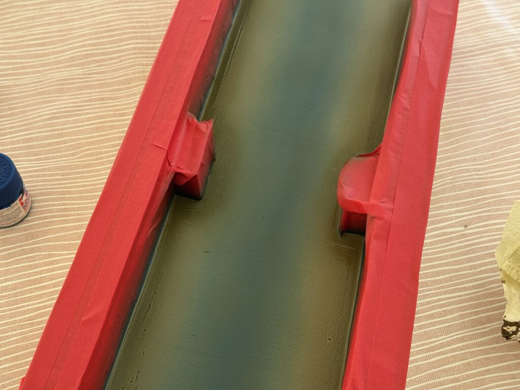 Painting the riverbed