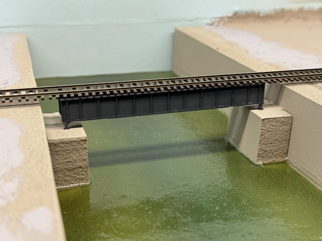 Installing a bridge: test fitting the RSlaser kit.